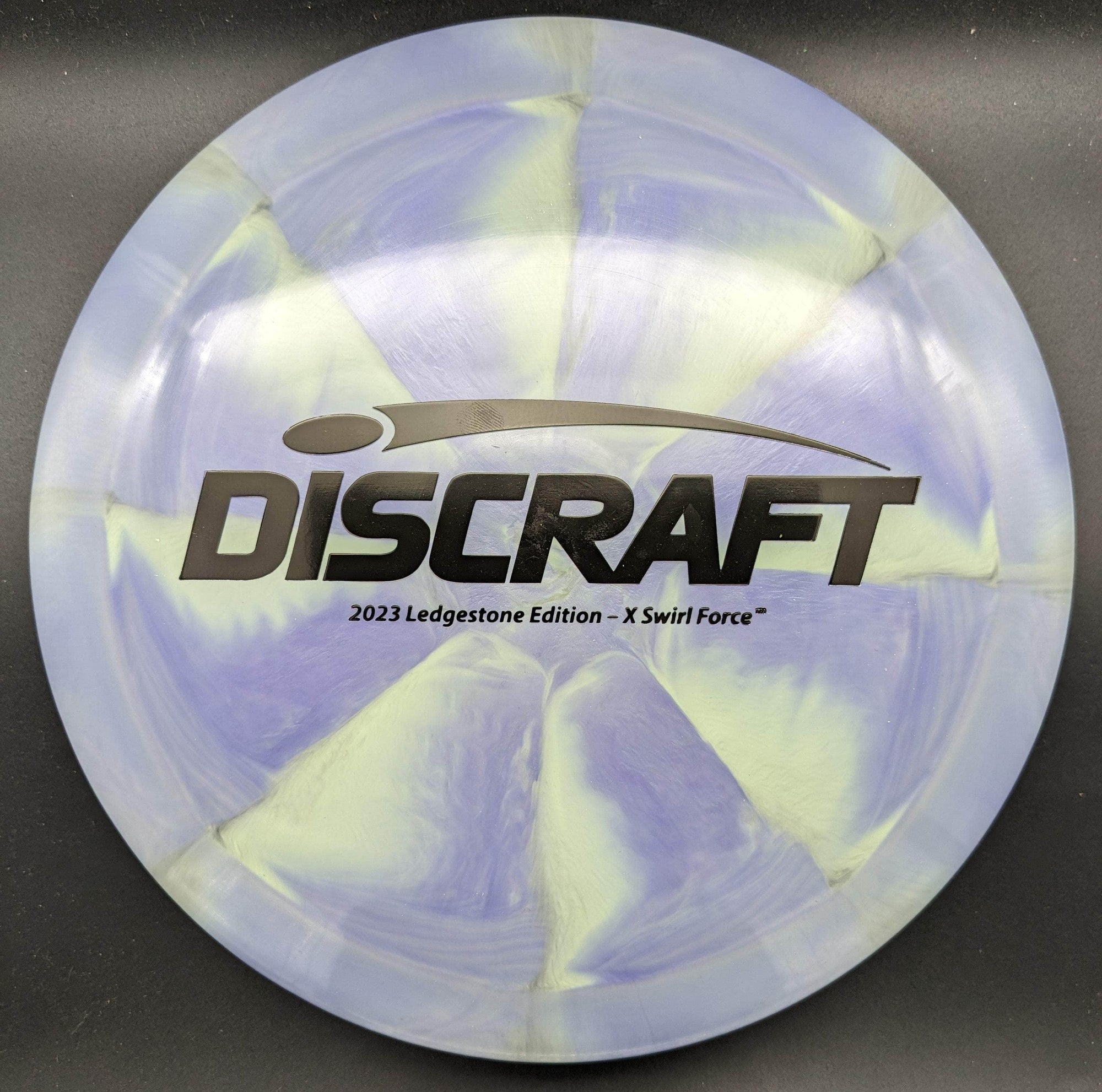 Discraft Distance Driver Blue/Green Black Stamp 174g Force, X Swirl, 2023 Ledgestone Edition