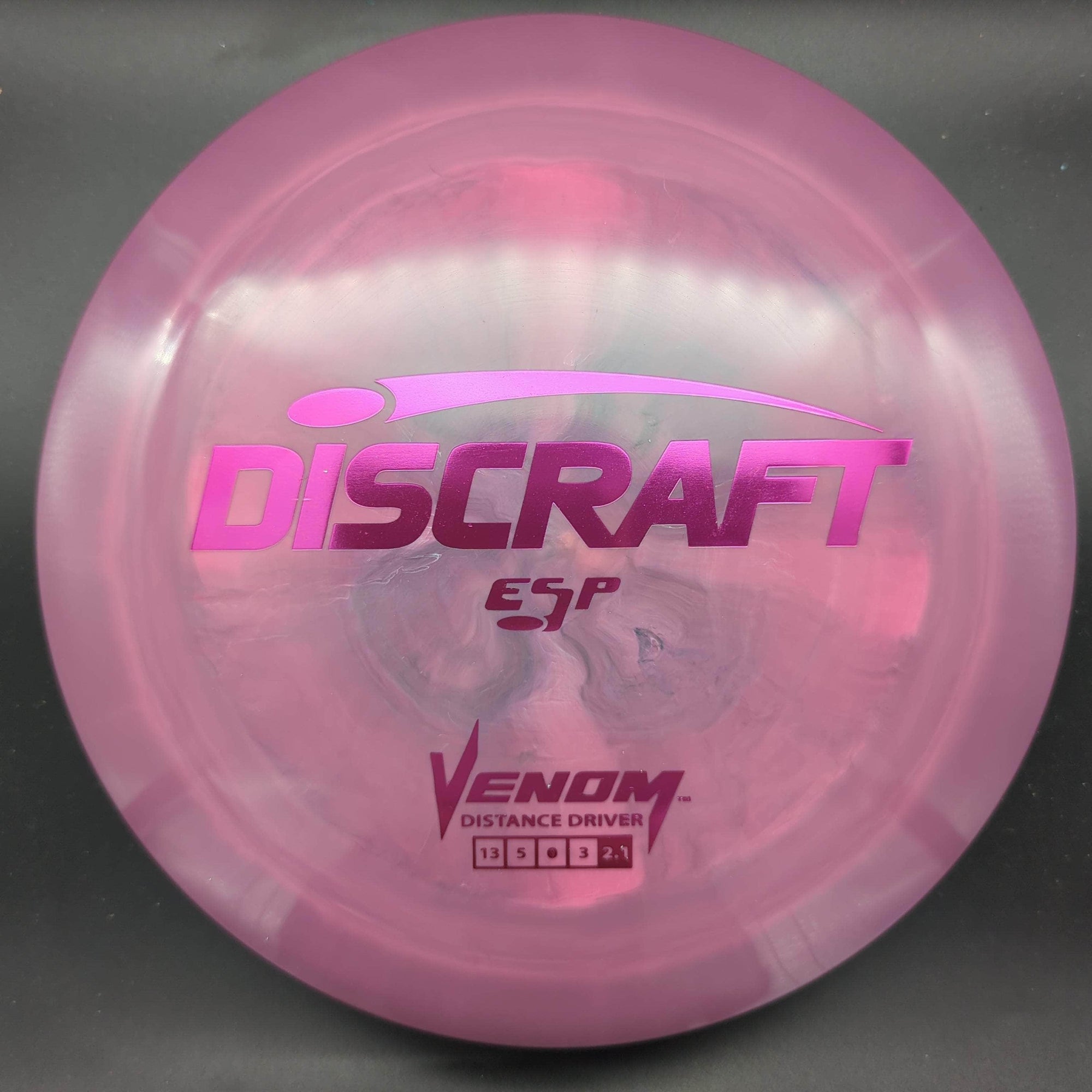 Discraft Distance Driver Purple Purple/Pink Stamp 174g Venom, ESP Plastic