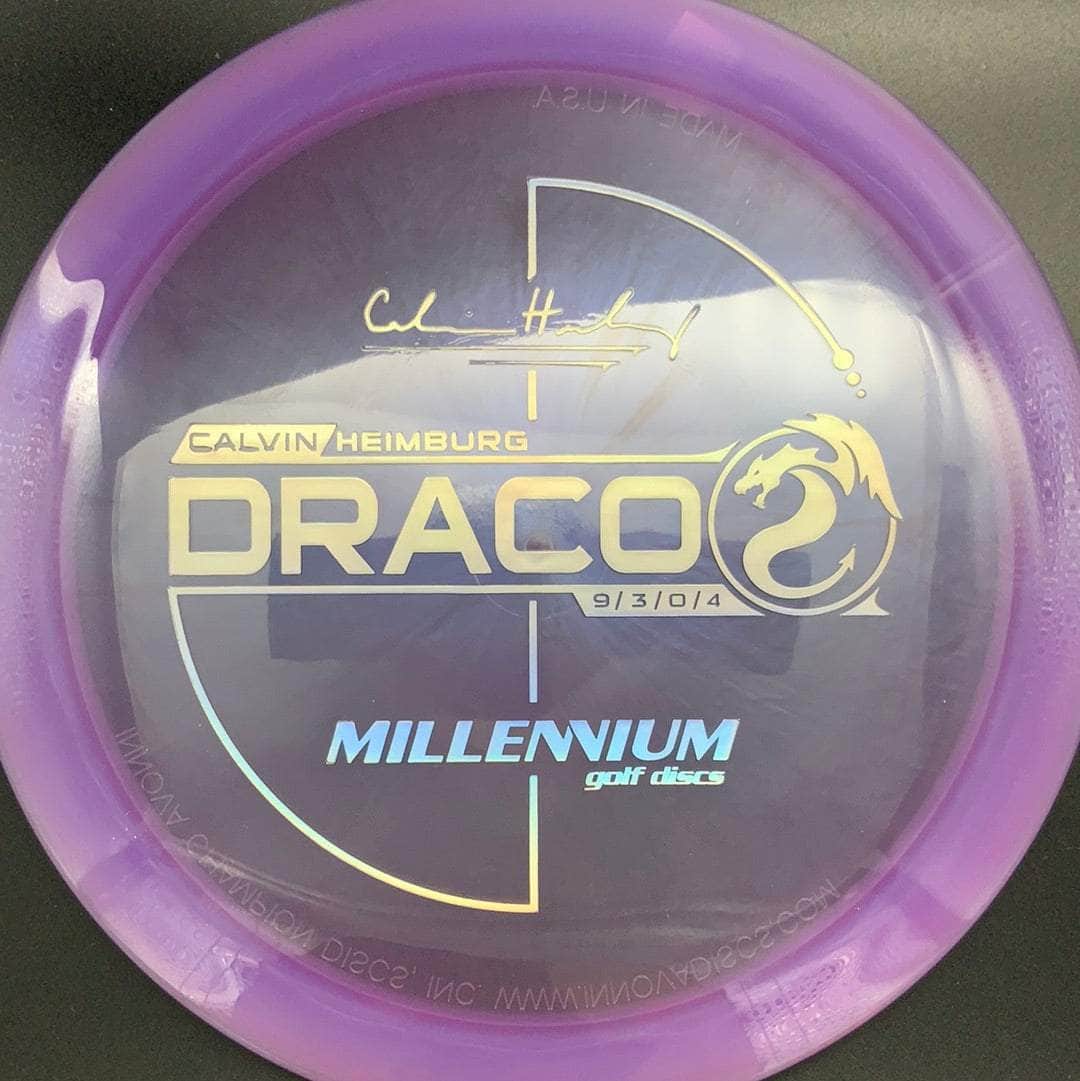 Millennium Discs Fairway Driver Purple Silver Holo Stamp 175g (Run 1.4) Draco, Quantum - Calvin Heimburg