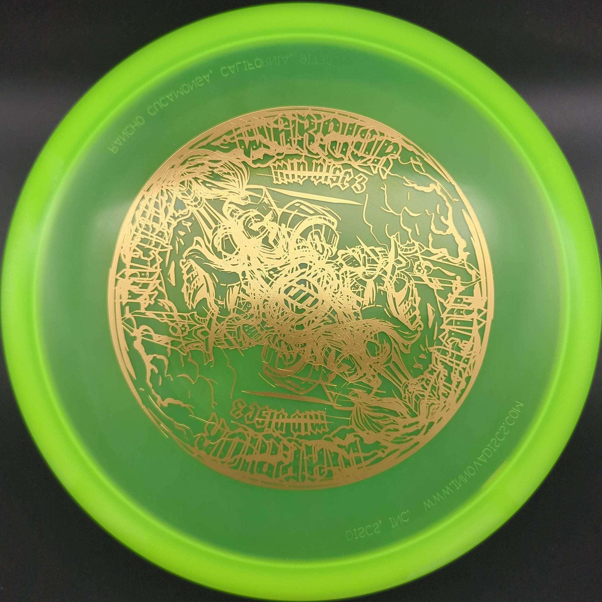 Innova Innova Green Gold Double Stamp 180g Mid Disc3 "Metal Warrior", Champion Factory Second