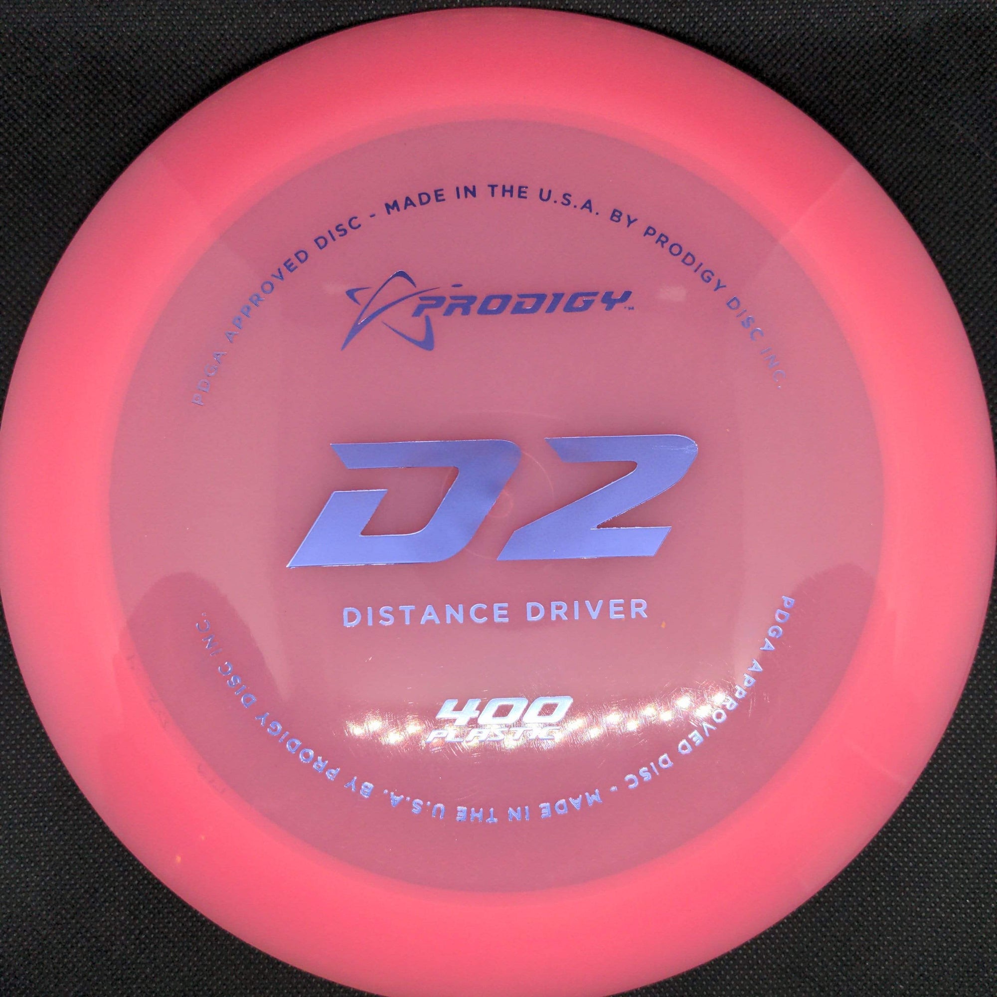 Prodigy Distance Driver Pink Blue/Purple Stamp 170g D2 - 400 Plastic