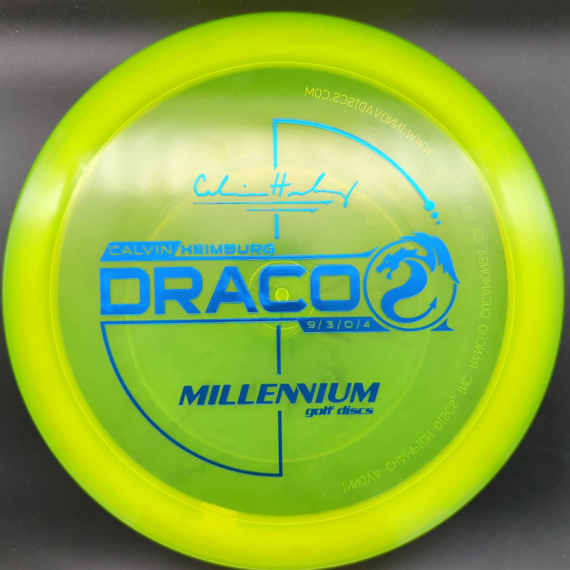 Millennium Discs Fairway Driver Purple Silver Holo Stamp 175g (Run 1.4) Draco, Quantum - Calvin Heimburg