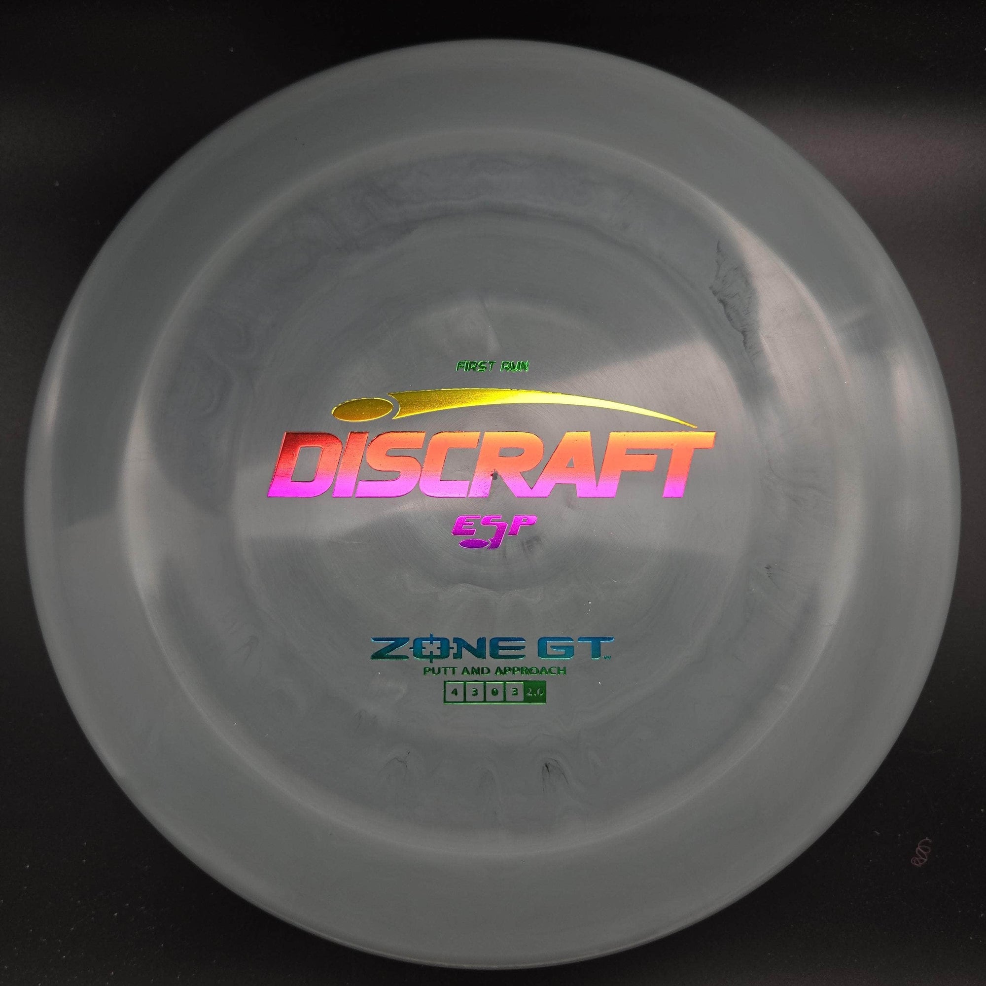Discraft Discs Grey Rainbow Stamp 174g Zone GT, ESP, First Run