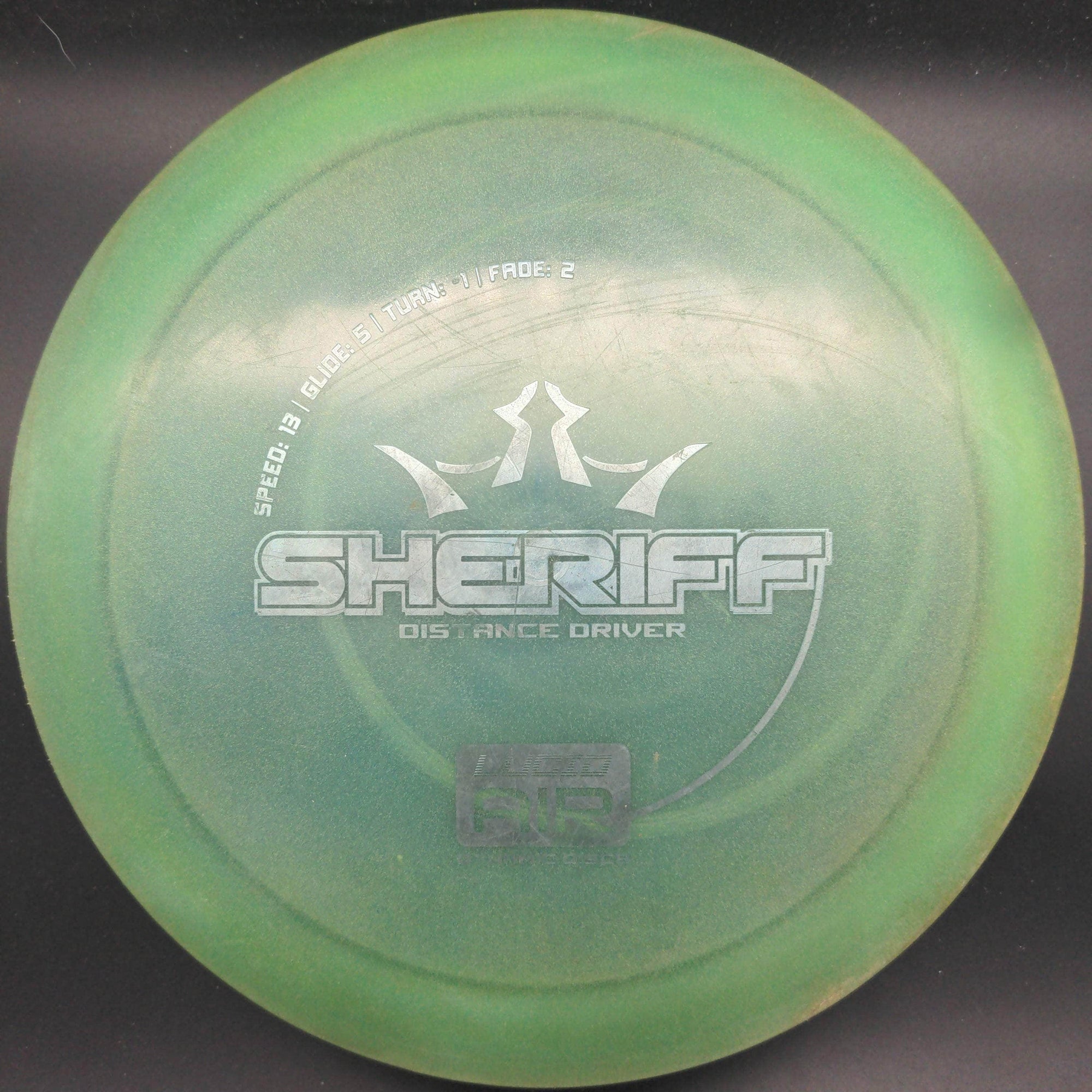 All Discs Lucid Air Sheriff - Light Green Silver Stamp 159g 7.5/10 Used Innova Discs