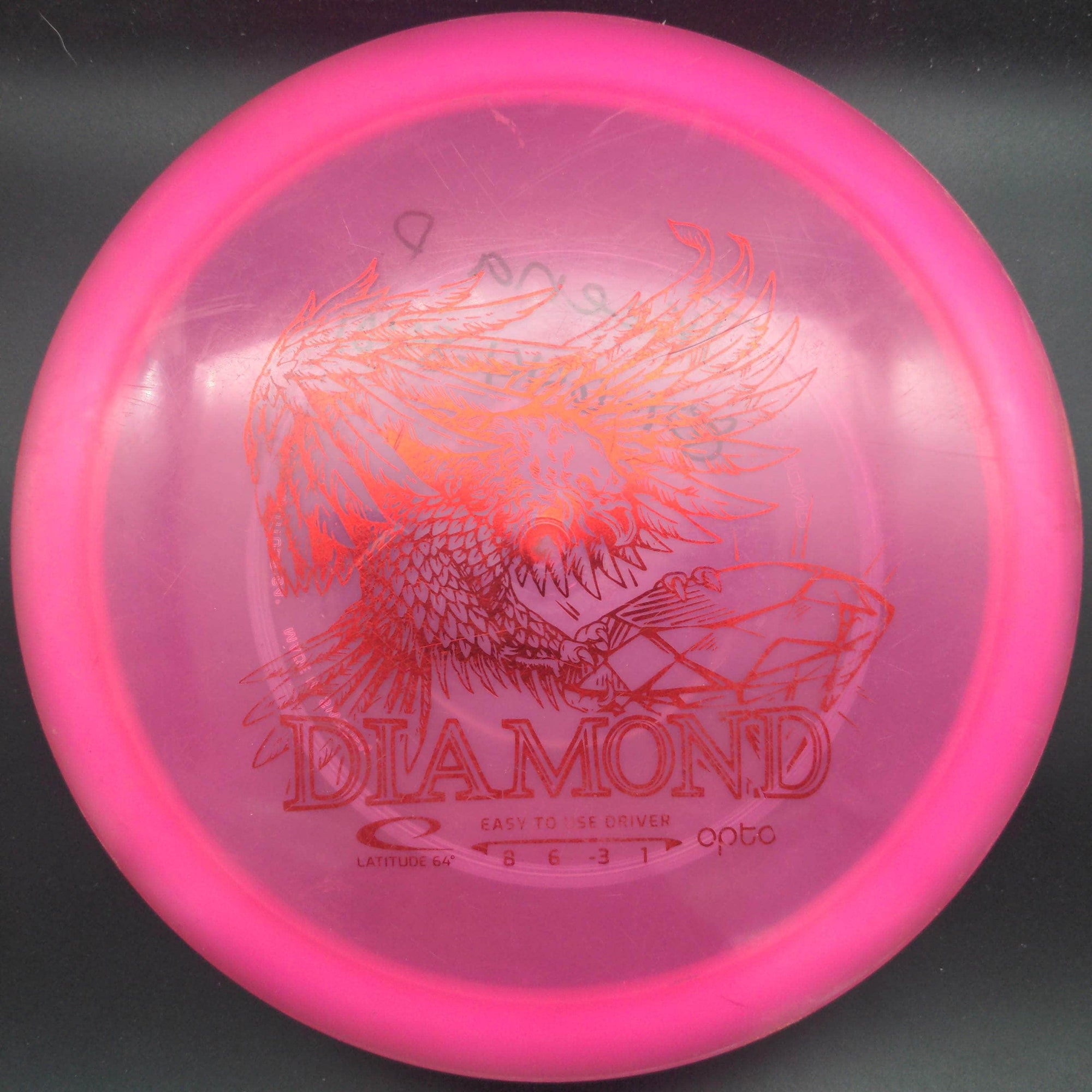All Discs Opto Diamond - Pink Red Stamp 159g 8/10 Used Innova Discs
