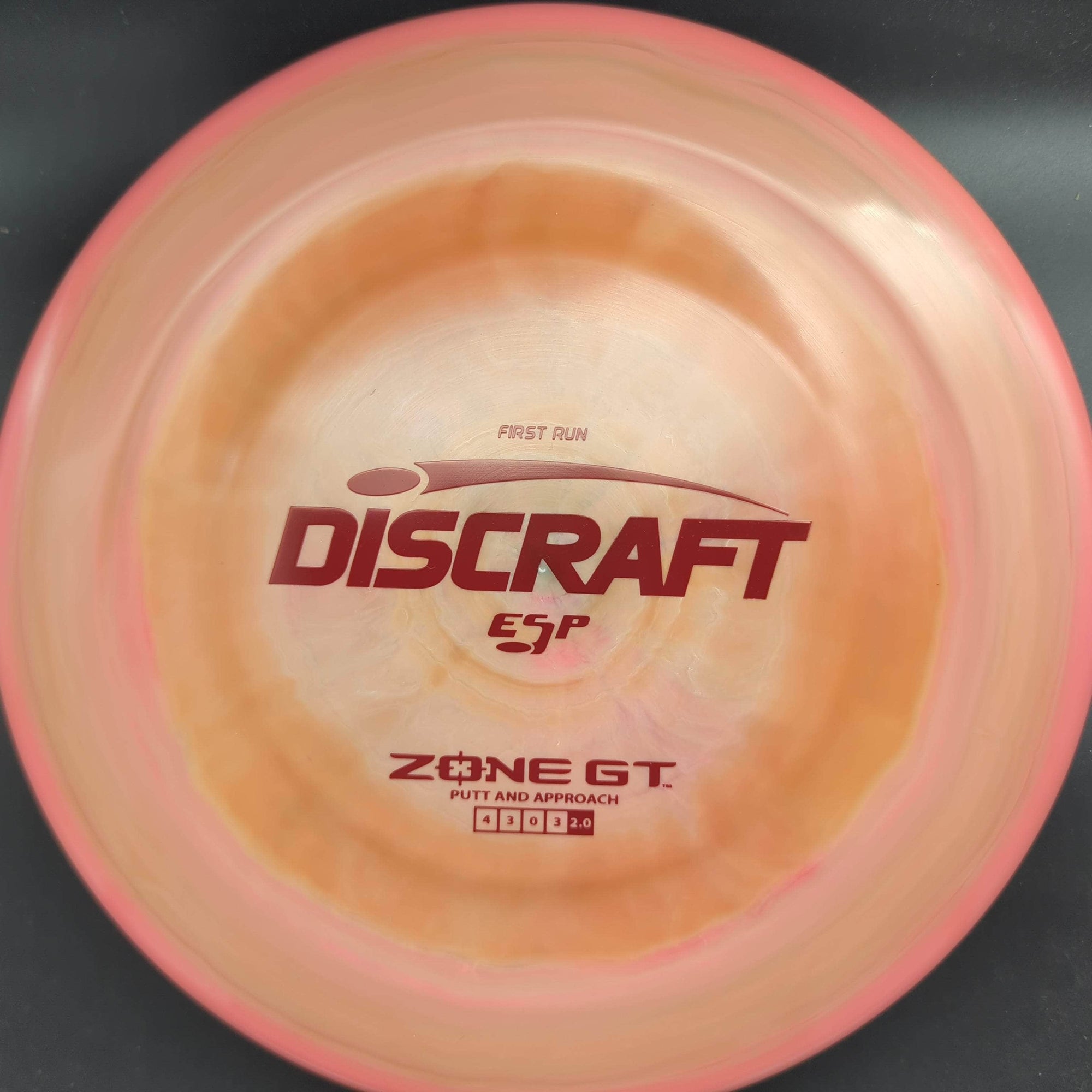 Discraft Discs Pink/Orange Red Stamp 174g Zone GT, ESP, First Run