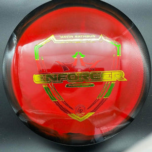 Dynamic Discs Distance Driver Black Halo Red Plate Rasta Stamp 175g Enforcer, Fuzion Orbit, Gavin Rathbun