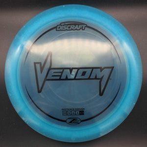 Discraft Distance Driver Blue Black Stamp 159g Venom, Z Lite Platic