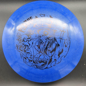 Doomsday Discs Distance Driver Blue Black Stamp 173g Plague, Uranium Plastic