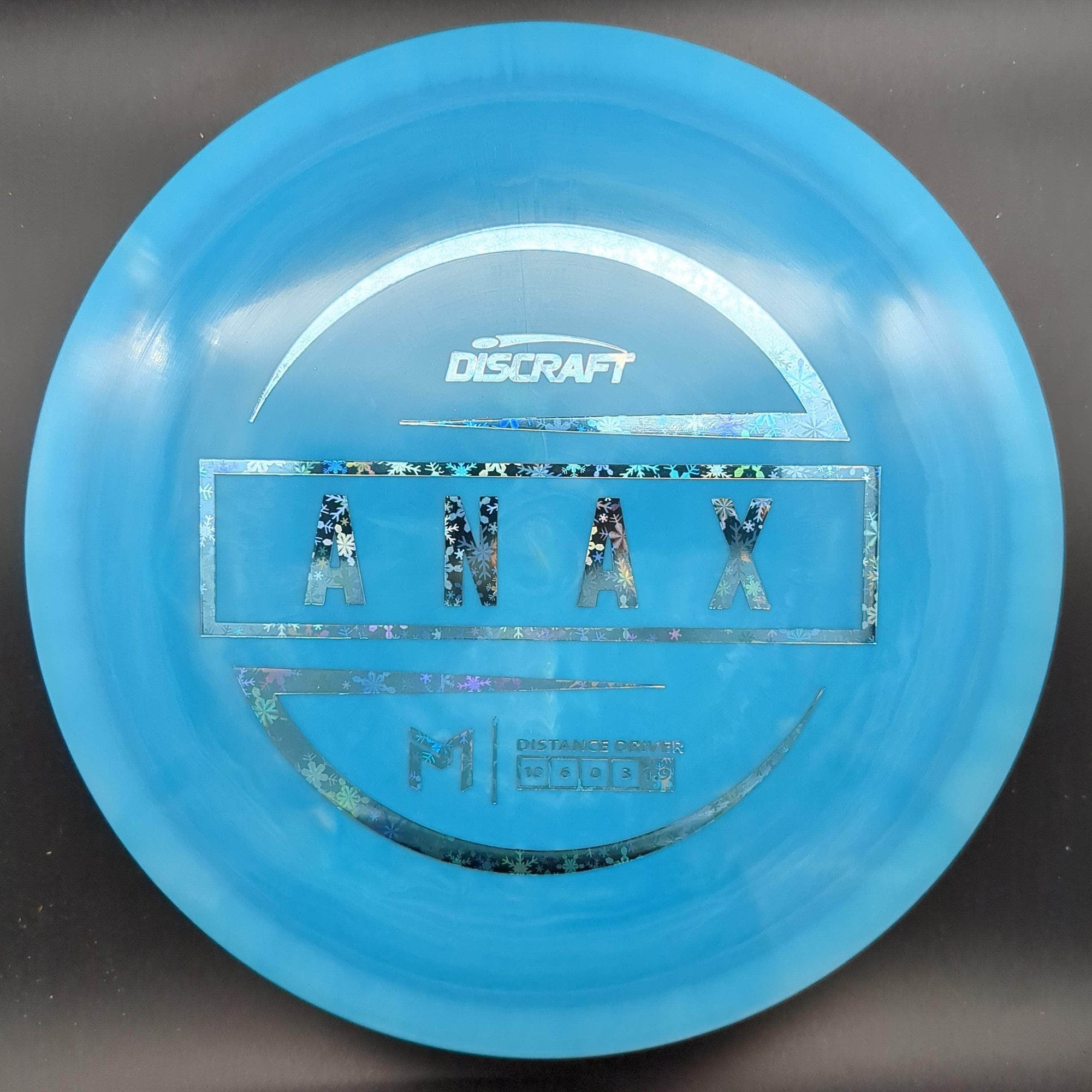 Discraft Distance Driver Blue Blue Snowflake Stamp 171g Anax, ESP