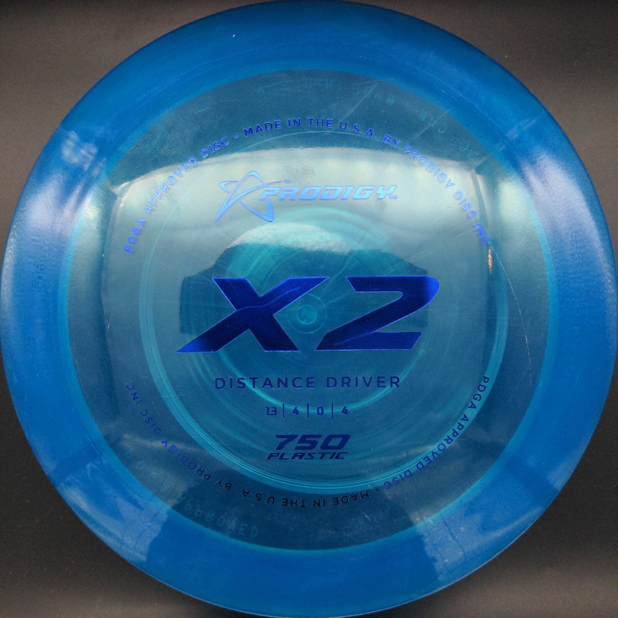 Prodigy Distance Driver Blue Blue Stamp 172g X2, 750 Plastic