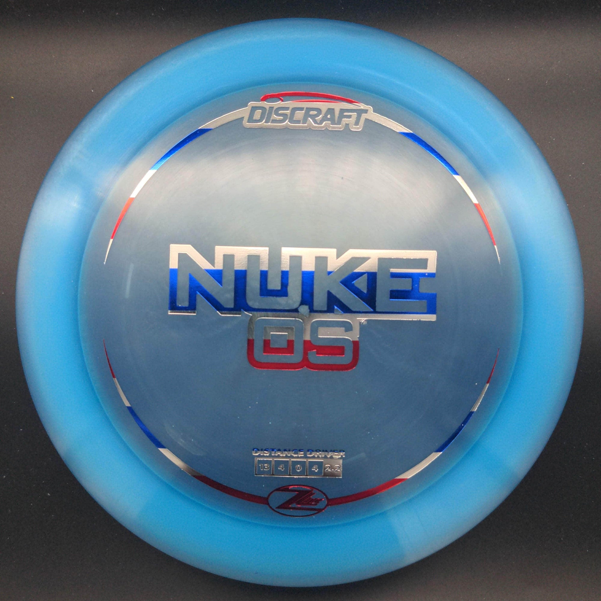 Discraft Distance Driver Blue Flag Stamp 160g Nuke OS, Z Lite