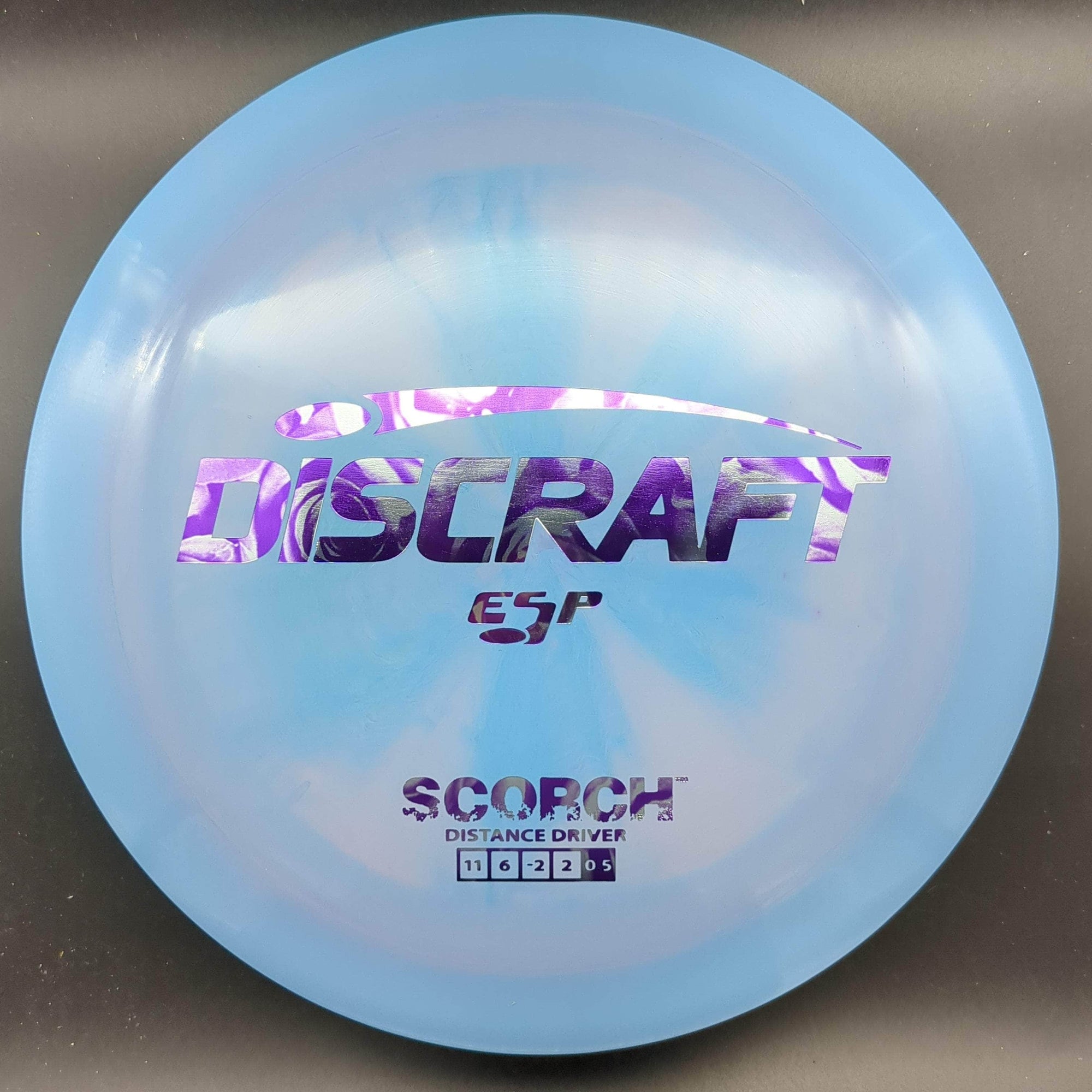 Discraft Distance Driver Blue Purple Rose Stamp 174g Scorch, ESP