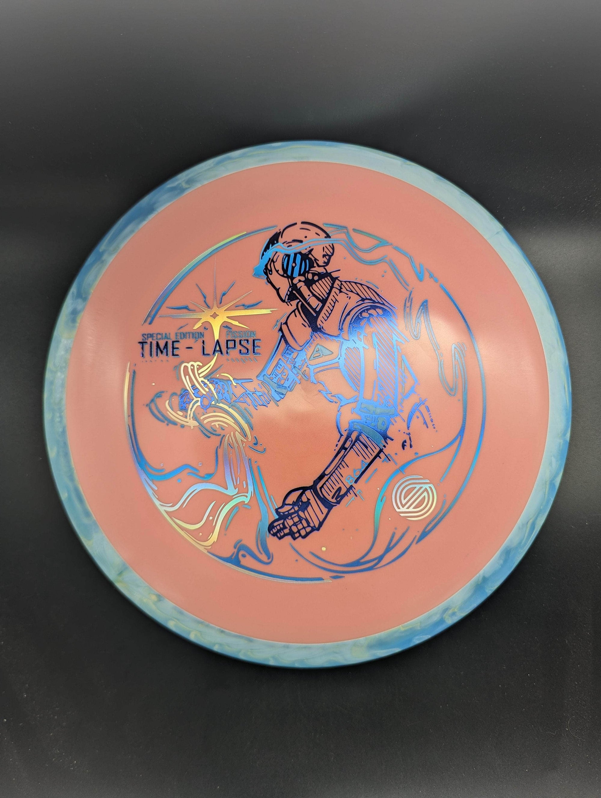 MVP Distance Driver Blue Rim Pink Plate Blue/Silver/Blue Stamp 167g Timelapse, Fission, Simon Line, Special Edition