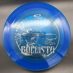 Latitude 64 Distance Driver Blue Silver Stamp 173g Ballista Pro, Opto-X, Albert Tamm, 2022 Team Series