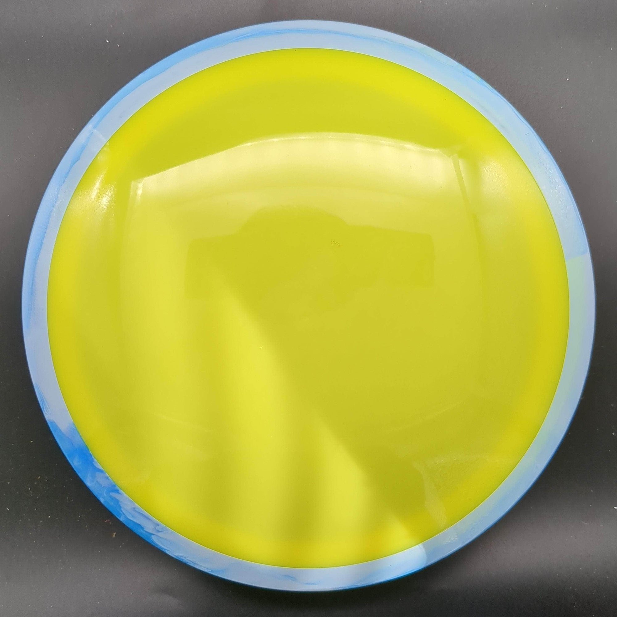 Axiom Distance Driver Blue Swirl Rim Yellow Plate 173g Time Lapse, Neutron, Simon Line