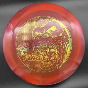 Discraft Distance Driver Burnt Orange Gold Digi Stamp 174g Force, Z Swirl, 2023 Ledgestone DGLO Edition