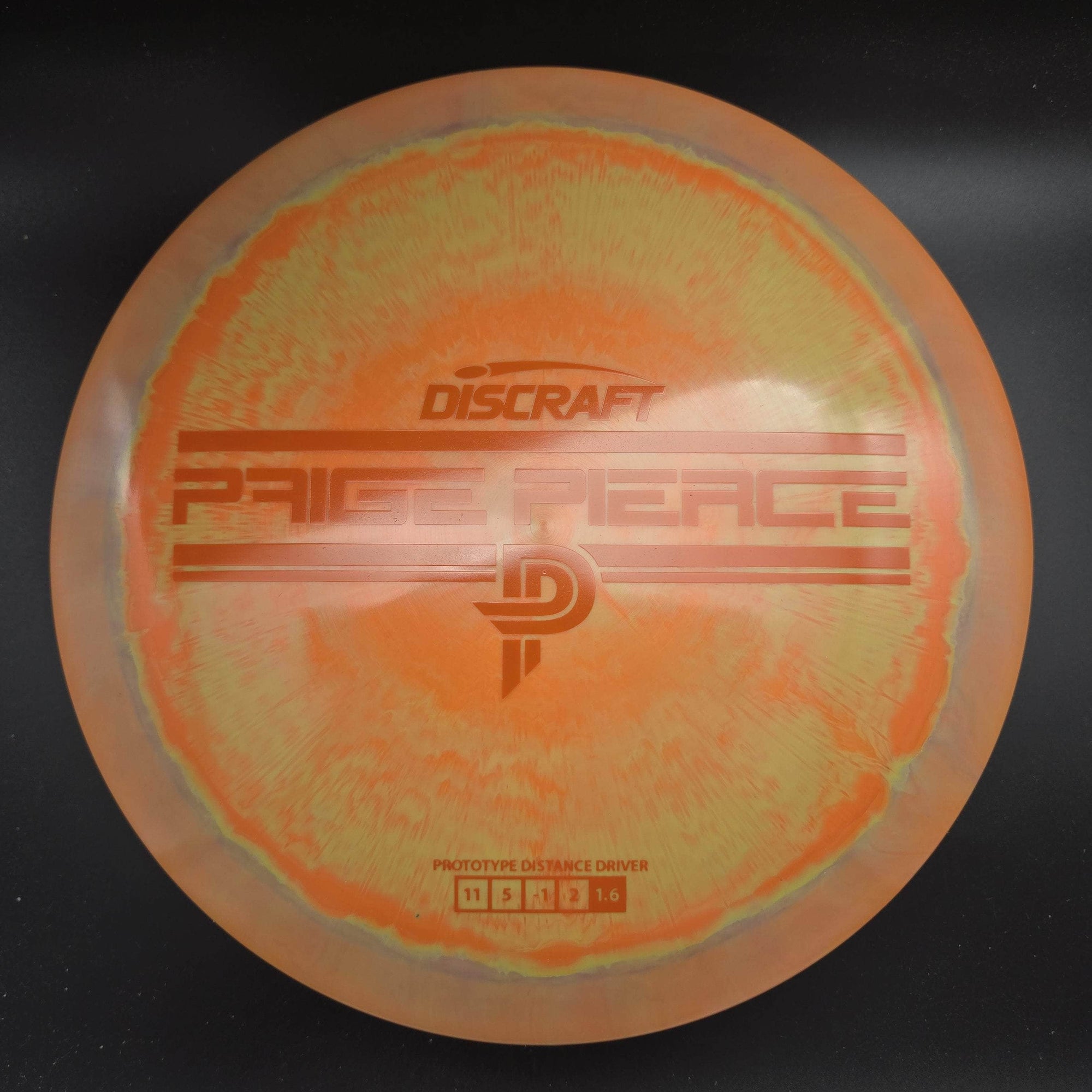 Discraft Distance Driver Burnt Orange Orange Stamp 174g Drive, ESP, Paige Pierce Prototype