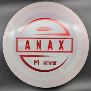 Discraft Distance Driver Gray Red Metal Brushed Stamp 171g Anax, ESP