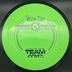 MVP Distance Driver Green 151g Fission Photon - Elaine King 5x champion