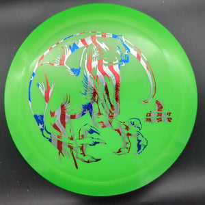 Discraft Distance Driver Green American Flag Stamp 171g Thrasher, Big Z