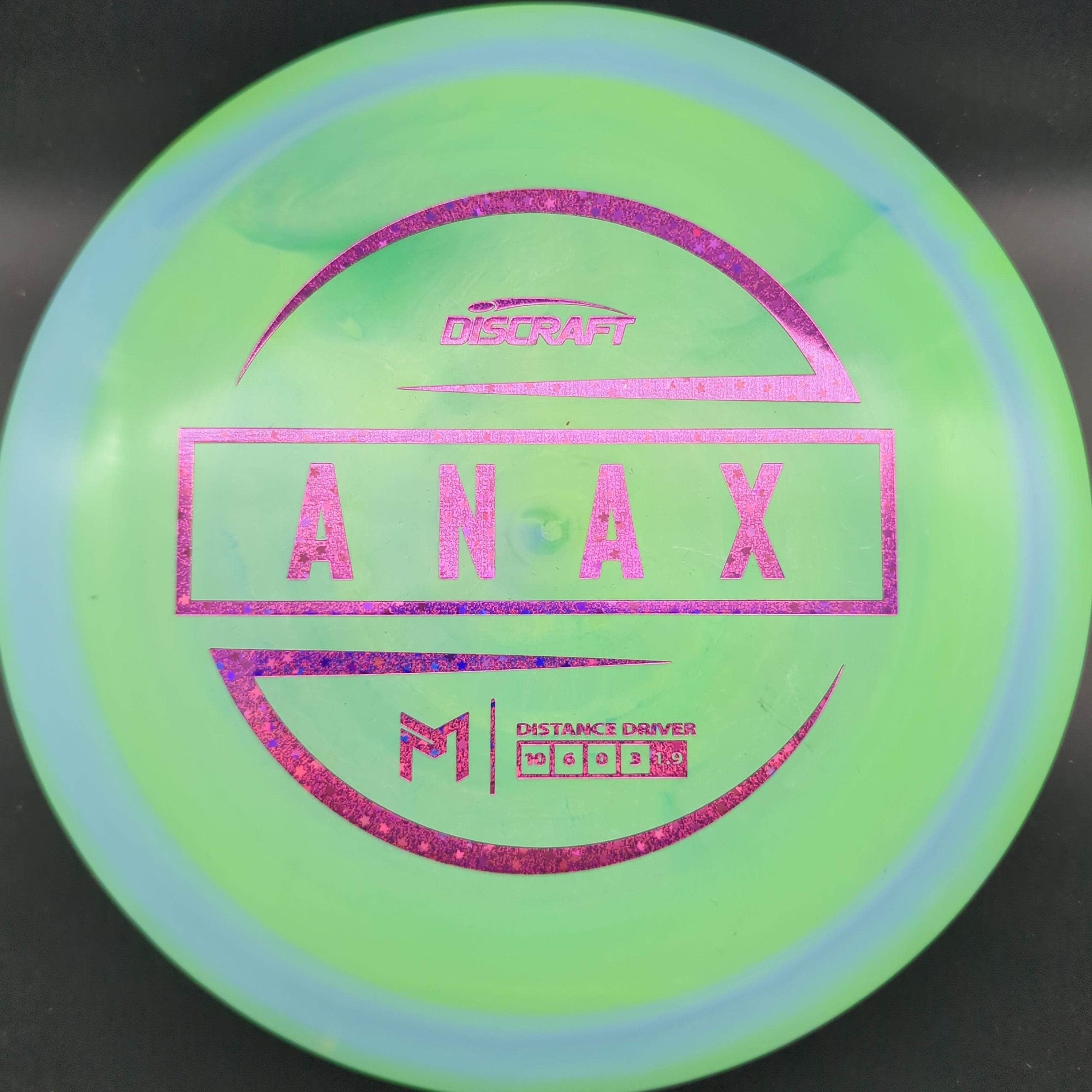 Discraft Distance Driver Green/Blue Pink Stamp 174g Anax, ESP