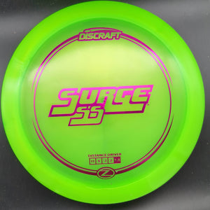 Discraft Distance Driver Green Purple Stamp 173g Surge SS, Z Line