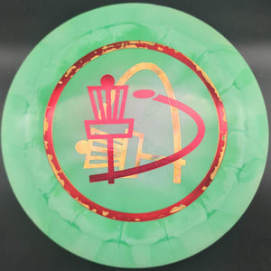 Discraft Distance Driver Green Red/Gold Stamp 174g (Double Stamp) Nuke, ESP Paige Pierce