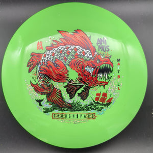 Thought Space Athletics Distance Driver Green Red/Silver Stamp 173g Animus, Signature Aure, Matt Bell Edition