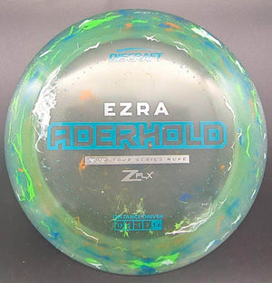 Discraft Distance Driver Green Teal/White Stamp 174g Nuke, Jawbreaker ZFlx, Ezra Aderhold Tour Series, 2024