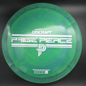 Discraft Distance Driver Green White Stamp 174g Drive, ESP, Paige Pierce Prototype