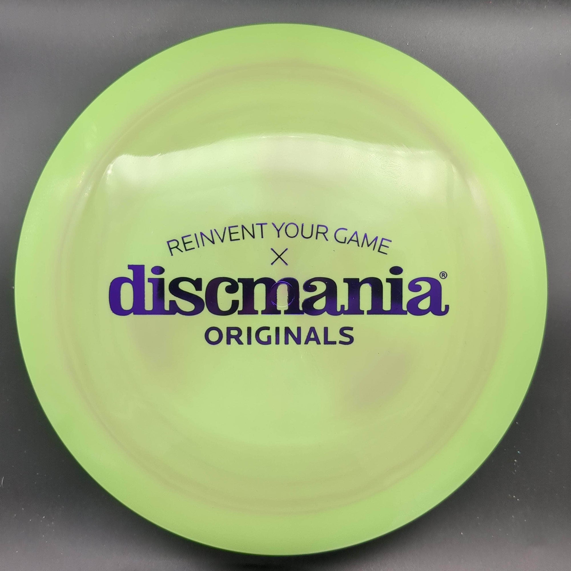 Discmania Distance Driver Green/Yellow Purple Stamp 168g DD3, Swirly S-Line, Originals