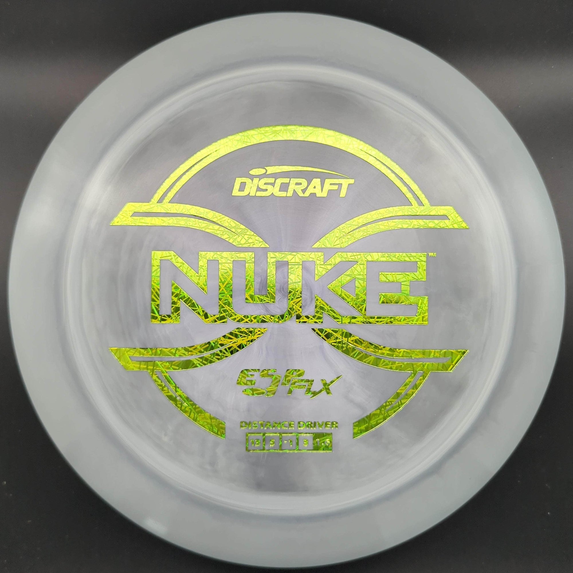 Discraft Distance Driver Pink Silver Tron Stamp 174g Nuke, ESP FLX, Plastic