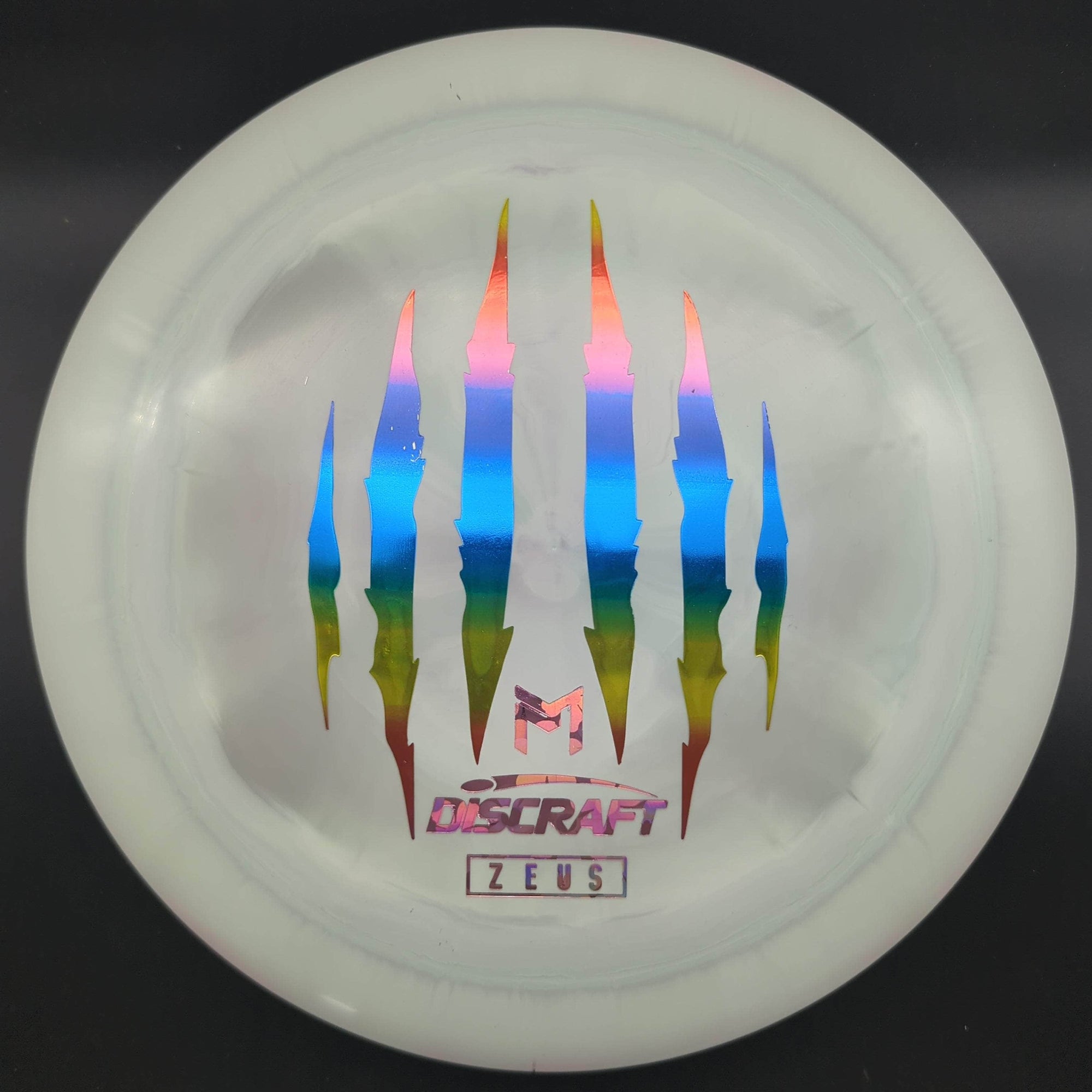 Discraft Distance Driver Grey Rainbow/Pink Stamp 174g Zeus ESP, Paul McBeth 6X Claw