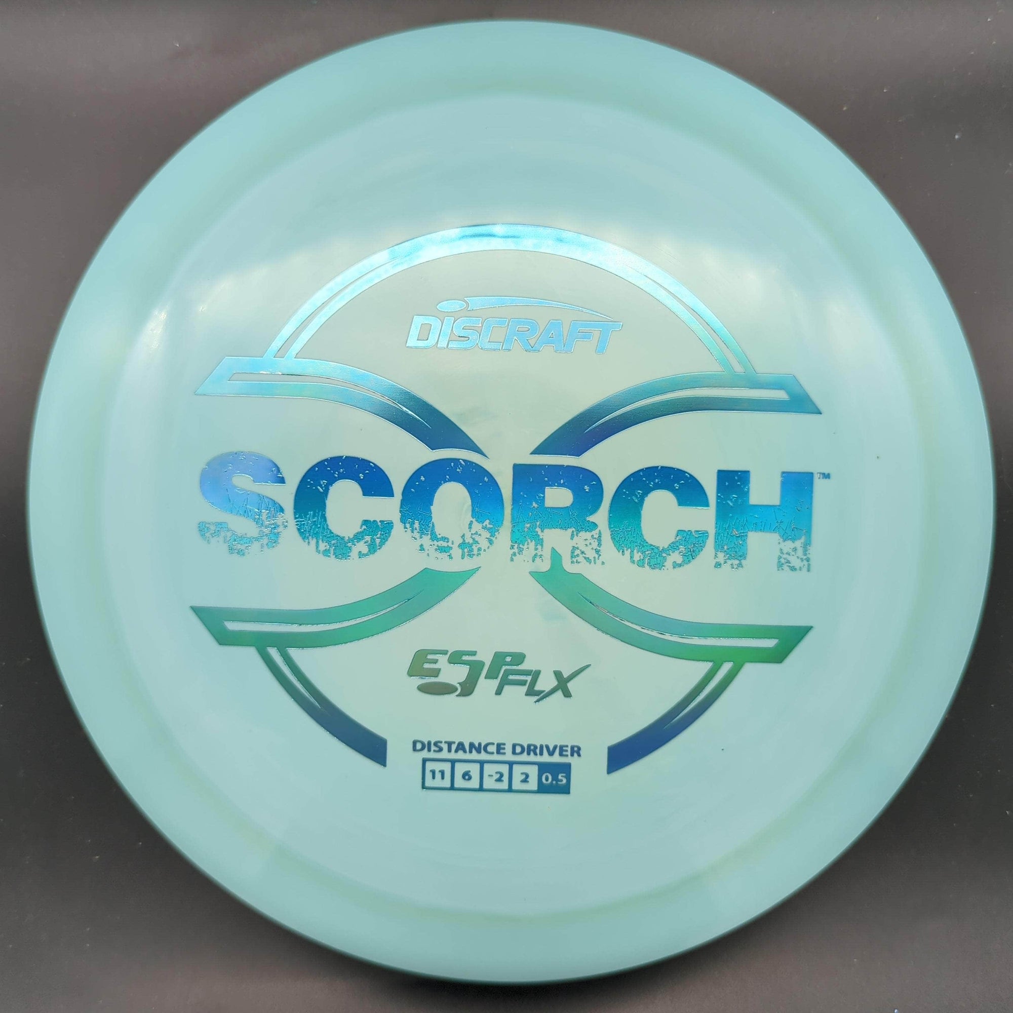 Discraft Distance Driver Light Blue Blue Holo Stamp 174g Scorch, ESP Flx