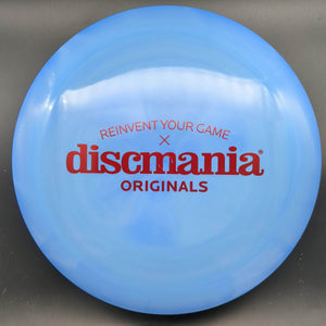 Discmania Distance Driver Light Blue Red Stamp 169g DD3, Swirly S-Line, Originals