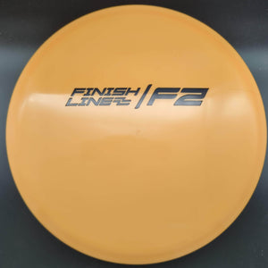 Finish Line Distance Driver Light Orange Black Stamp 179g 2 Supra, Forged Plastic, Factory Second