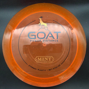 Mint Discs Distance Driver Orange Copper Stamp 172g Goat - Eternal Plastic