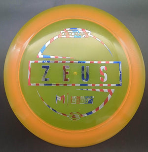 Discraft Distance Driver Orange Flag Stamp 163g Zeus, Paul McBeth Z Lite