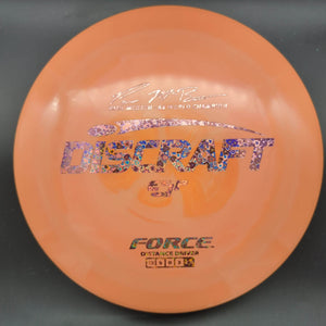 Discraft Distance Driver Orange Pink Heart Stamp 174g Force, ESP Paul McBeth 6X
