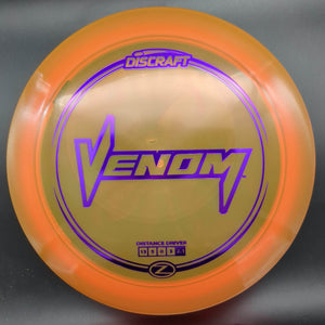 Discraft Distance Driver Orange Purple Stamp 174g Venom, Z Plastic