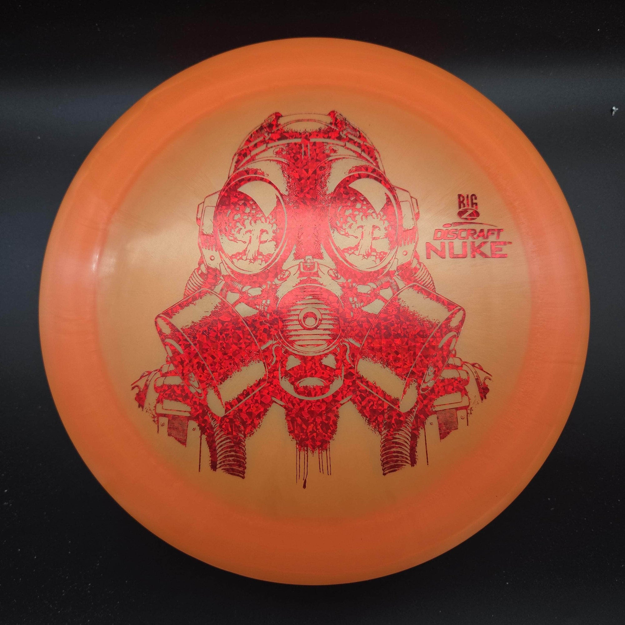 Discraft Distance Driver Orange Red Shatter Stamp 174g Nuke, Big Z