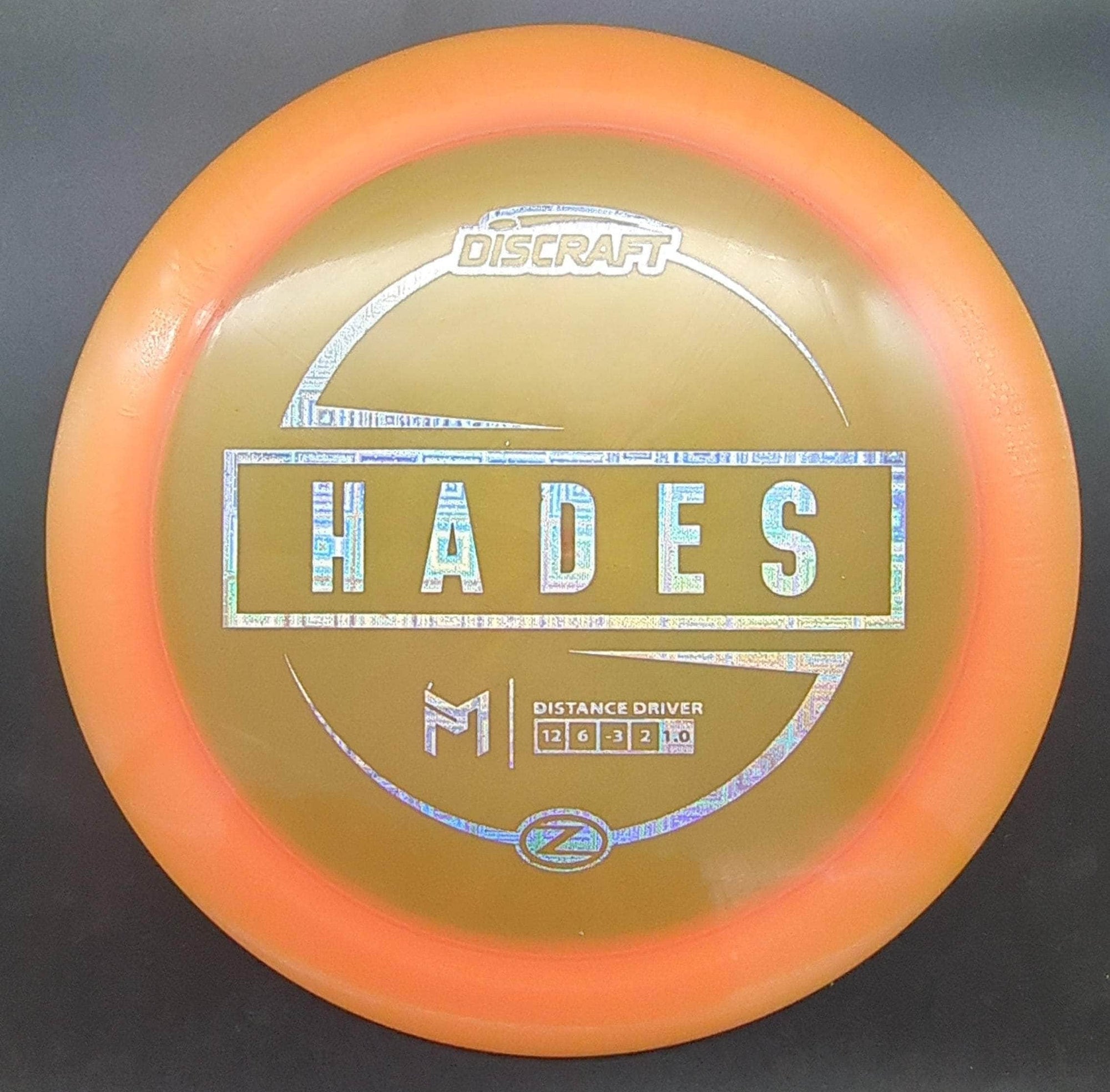 Discraft Distance Driver Blue Rainbow Star Stamp 172g Hades, Paul McBeth Z