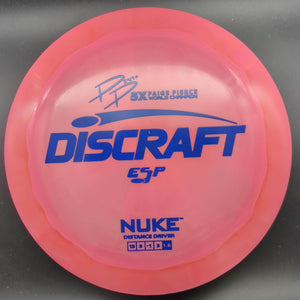 Discraft Distance Driver Pink Blue Stamp 174g Nuke, ESP Paige Pierce