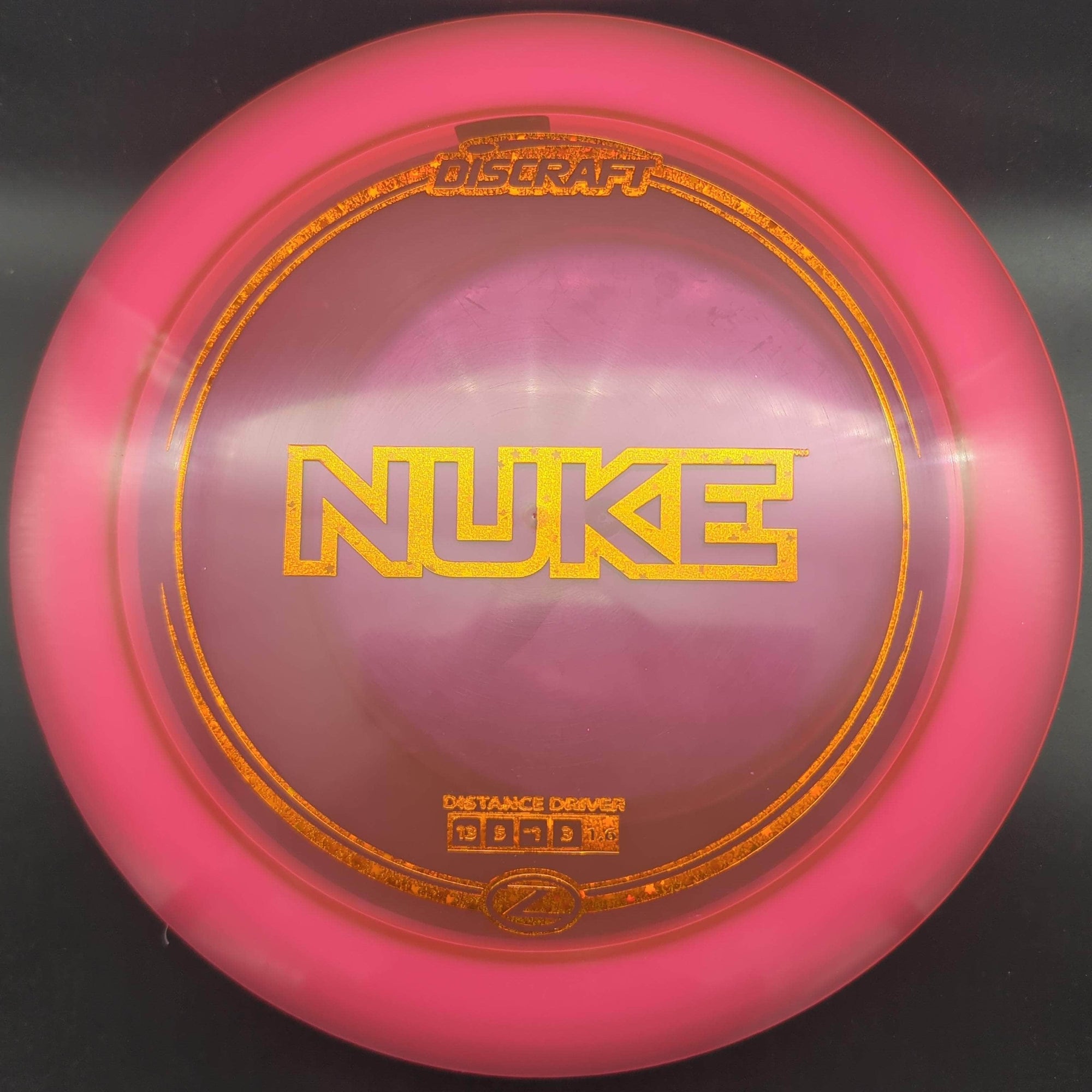 Discraft Distance Driver Pink Copper Star Stamp 174g Nuke, Z Line