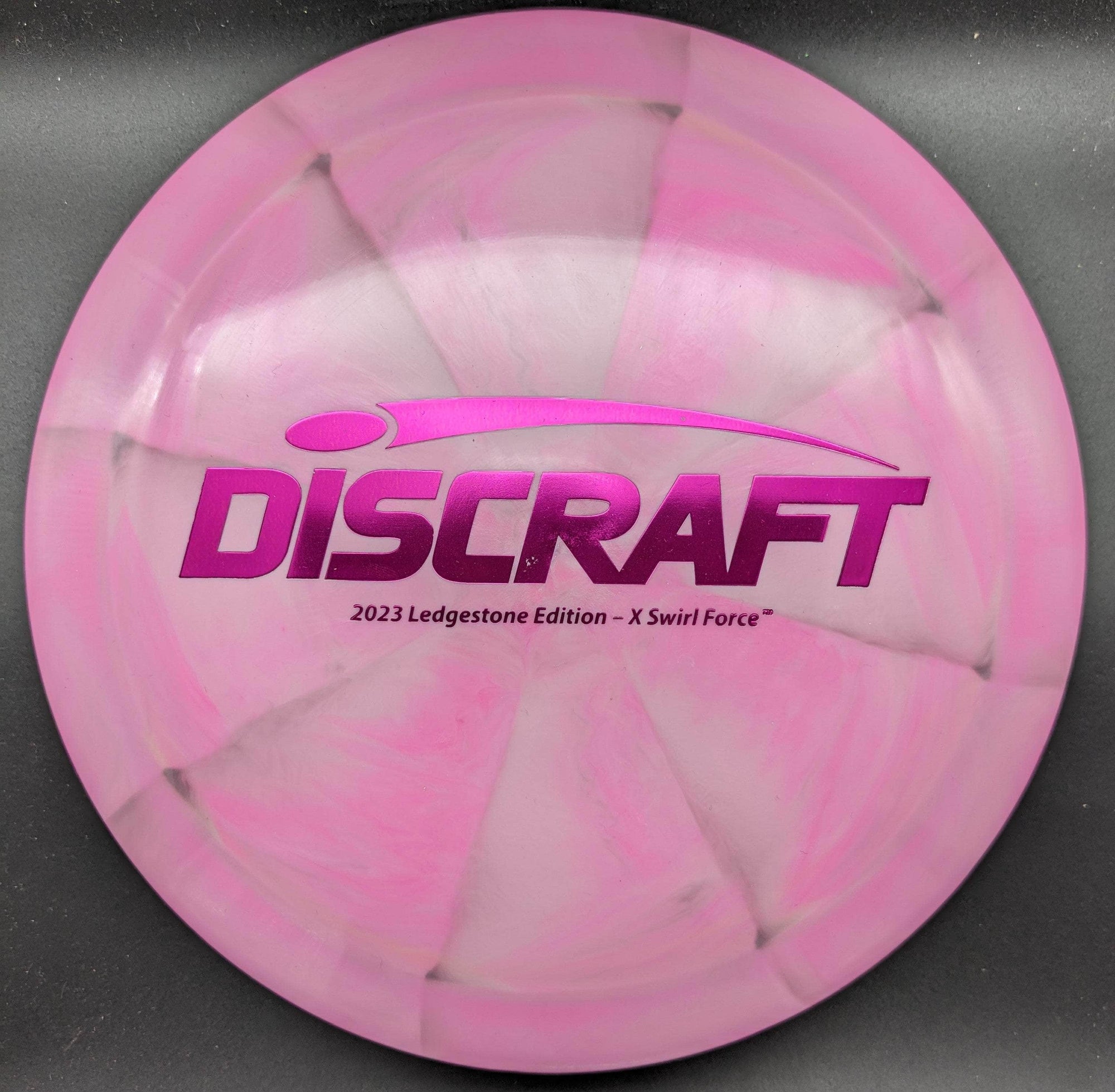 Discraft Distance Driver Pink Dark Pink Stamp 174g Force, X Swirl, 2023 Ledgestone Edition