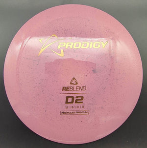 Prodigy Distance Driver Pink Gold Stamp 172g D2, ReBlend Plastic