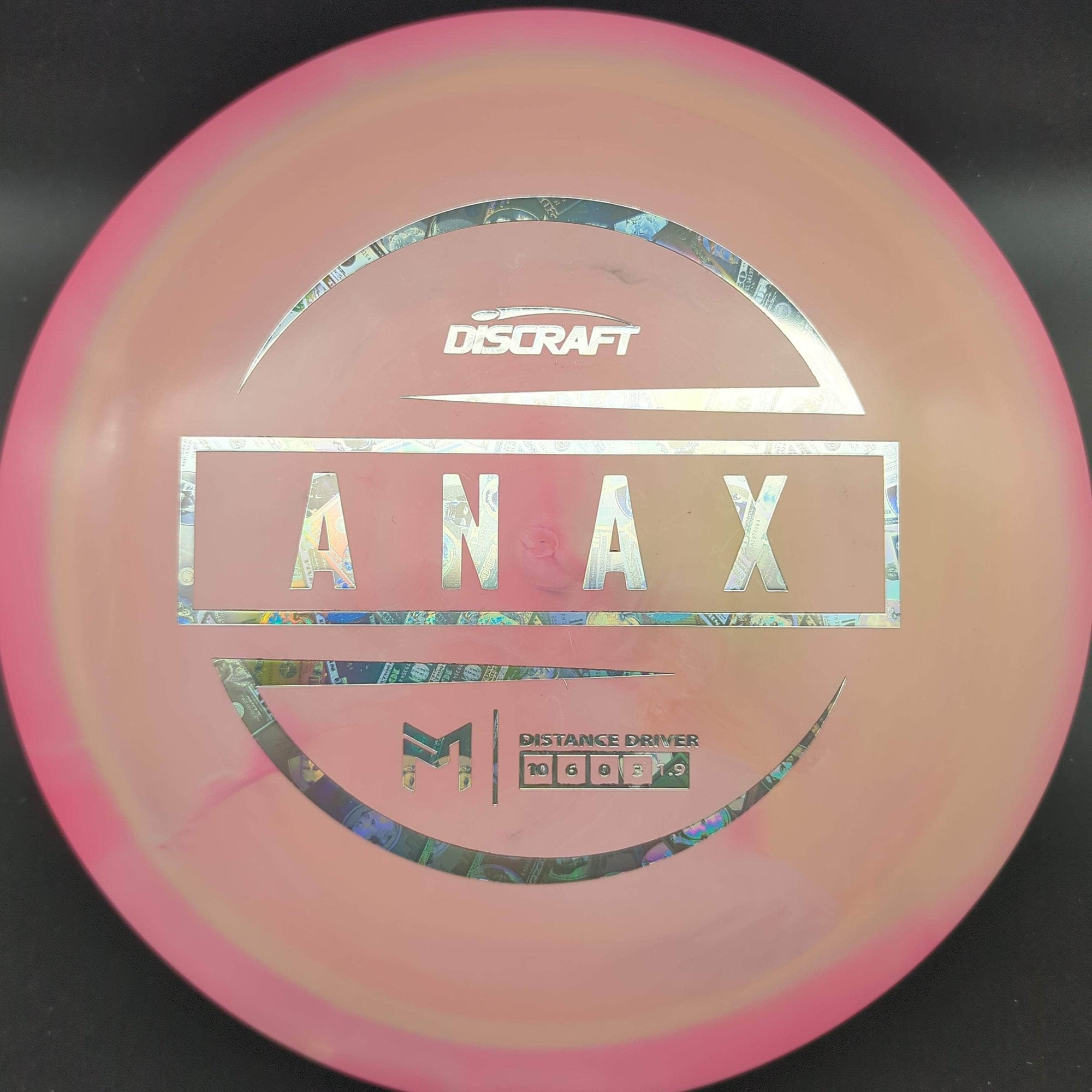 Discraft Distance Driver Pink Money Stamp 174g Anax, ESP