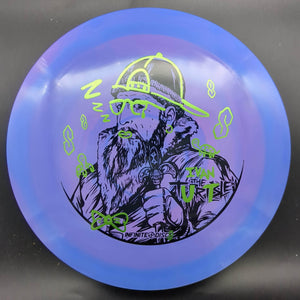 Infinite Discs Distance Driver Pink/Purple Green/Black Graffiti Stamp 175g Czar, Swirly S-Blend