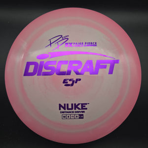 Discraft Distance Driver Pink Purple Stamp 171g Nuke, ESP Paige Pierce